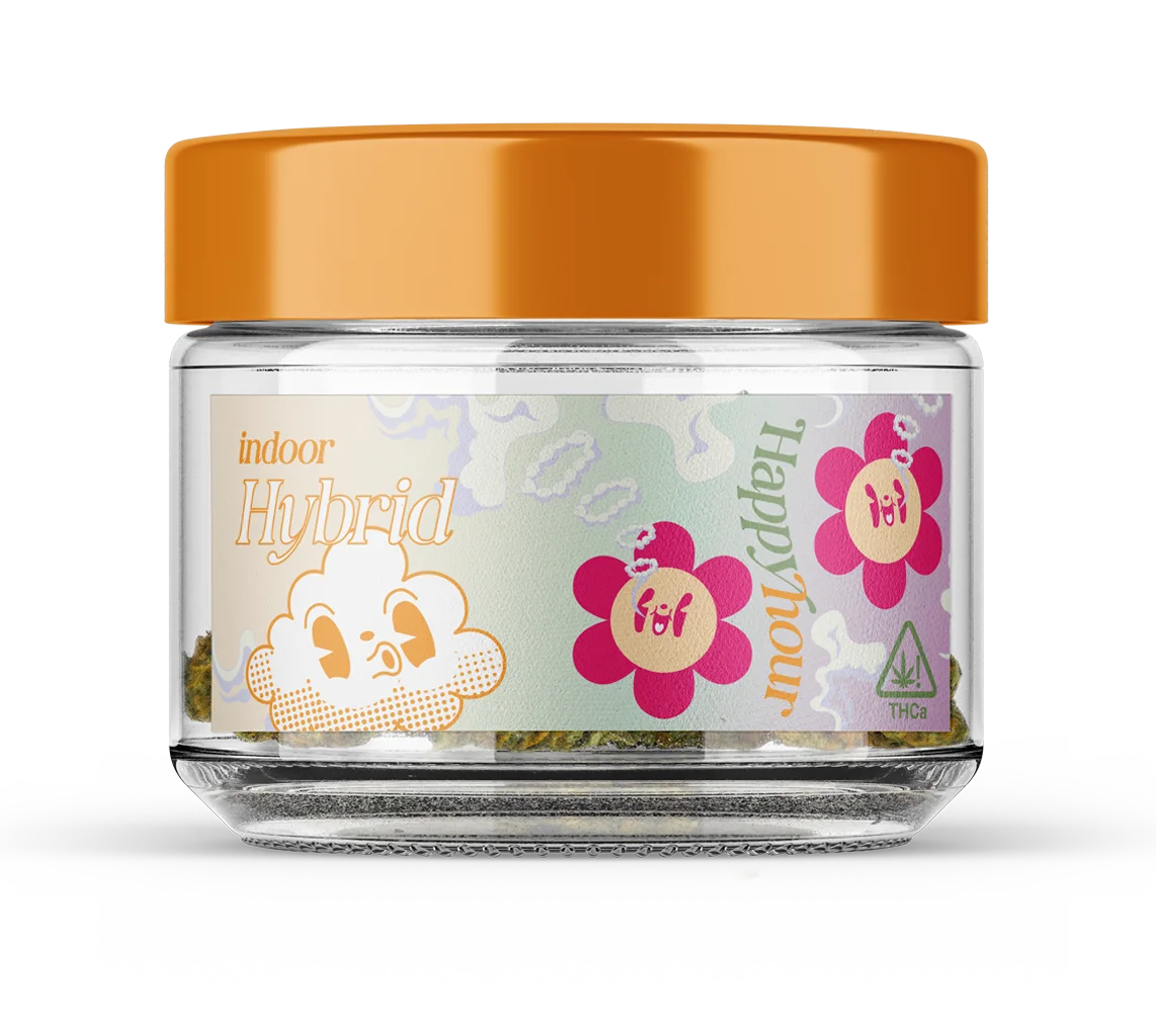 Rainbow Gusherz THCA hemp flower indoor grown