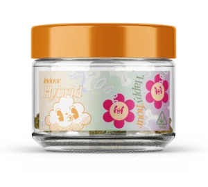 White Runtz THCA hemp flower product.