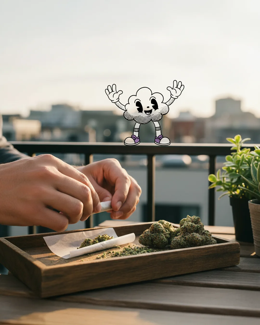 Blueberry Caviar THCA hemp flower jar from Happy Hour Club