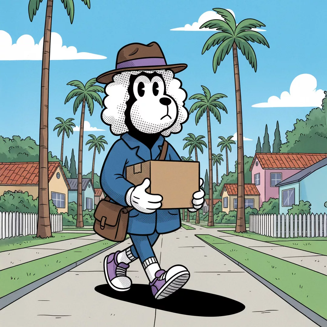 Discreet packaging illustration for THCA hemp orders